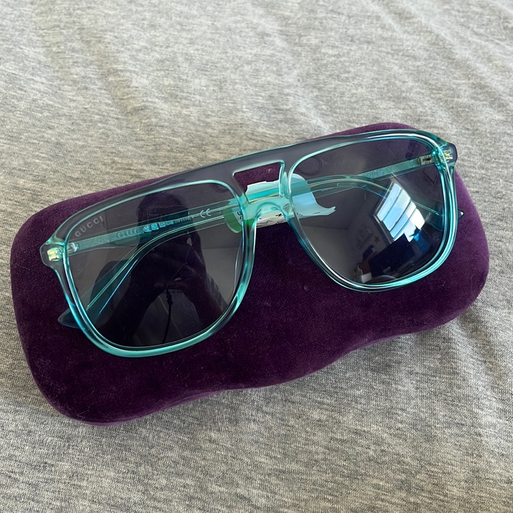 COPY - Gucci 58mm Aviator Sunglasses